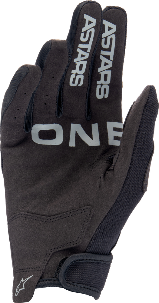 Alpinestars Radar Gloves Black Brushed Silver LG - 3561823-1419-L