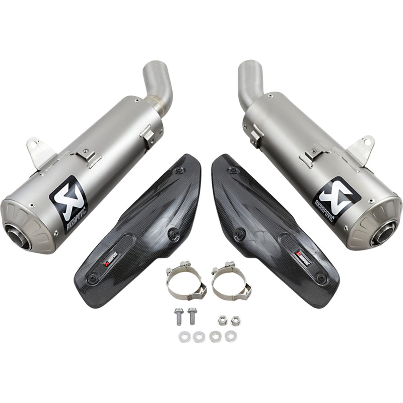 Akrapovic Slip-On Line Muffler - S-D11SO4-HBFGT Ducati Scrambler 1100 2018-2020