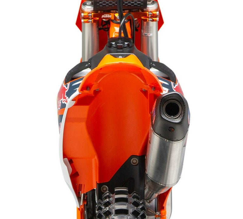 Yoshimura RS12 Series Exhaust System FS SS-AL-CF HUS - 264630S320 KTM 450 Factory Edition / SX-F 450 / XC-F 450 2022-2024