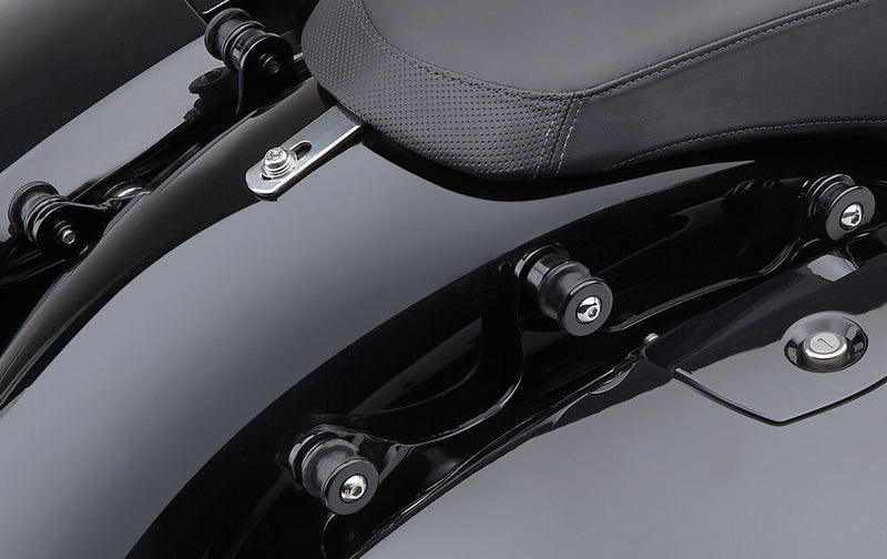 Cobra Backrest Docking Kit Black Chieftain - 502-2100B For Indian Chieftain 2014-2020