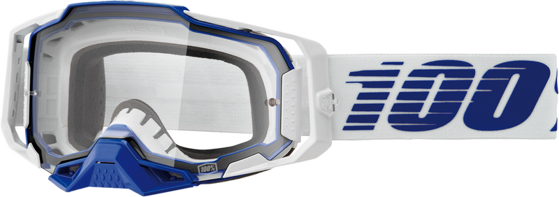 100% 610-5183 50004-00031 ARMEGA GOGGLE BLUE CLEAR LENS