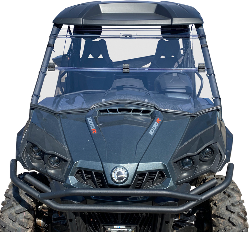 Open Trail Folding Windshield - V000269-12200T Can-Am Commander 2011-2020
