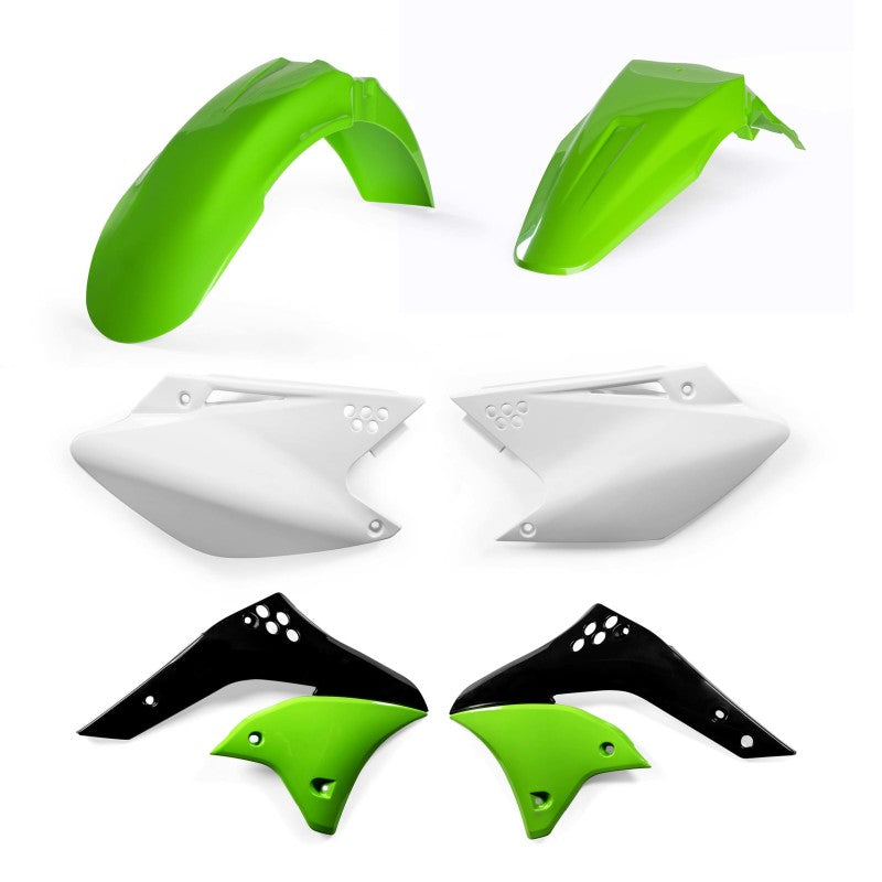 Acerbis 2041050215 06-08 Kawasaki KX250F Plastic Kit - Green/white Original 06 - Photo - Primary