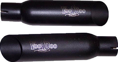 Voodoo Slip-ON Suzuki Black Dual Hayabusa - VEBUSAK1B Suzuki 1300R Hayabusa 2001-2007