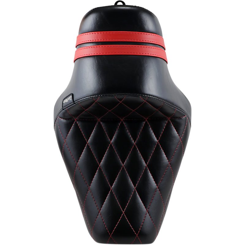 LePera Stubs Spoiler Seat - LK-416DMRED For Harley Sportster 2010-2022