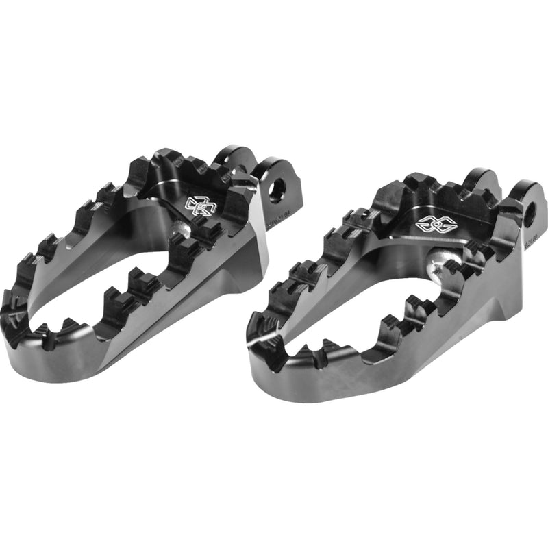 GILLES TOOLING 1620-2566 RGK-119-UF34-SET-B Pro-X Enduro Footpegs black