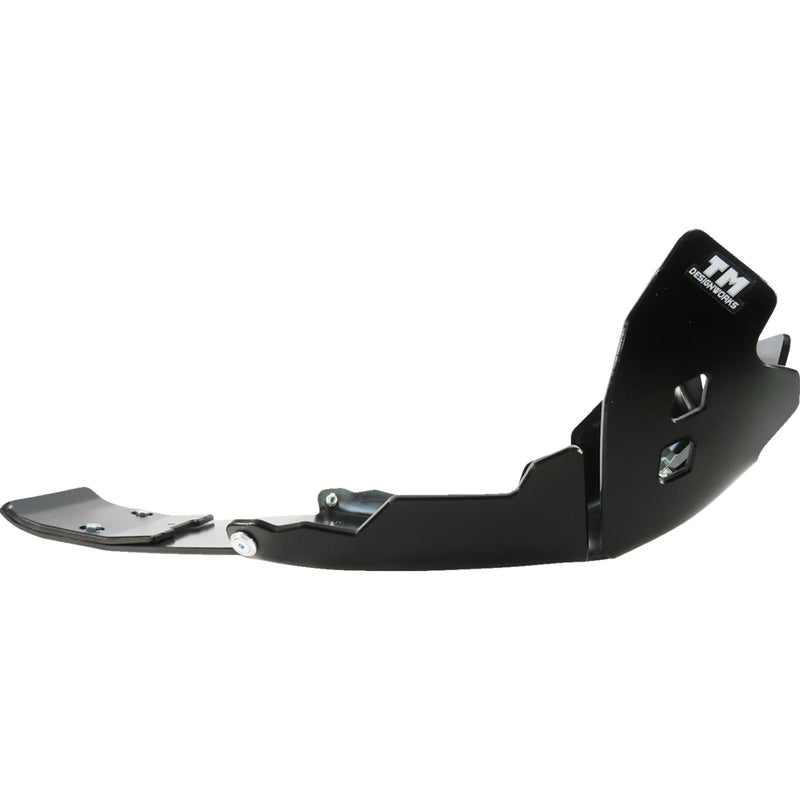T.m. Designworks With Linkage Skid Plate - KHLG-258-BK For Gas Gas 250 / 300 2024-2025 | KTM SX 250 / XC 250 / SX 300 / XC 300 2023-2025
