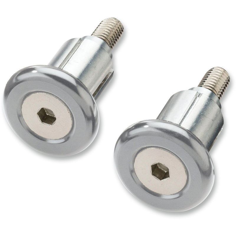 MOOSE OFFROAD 0634-0475 1BEC0661-PSPM Handlebar Ends Bar End - Silver