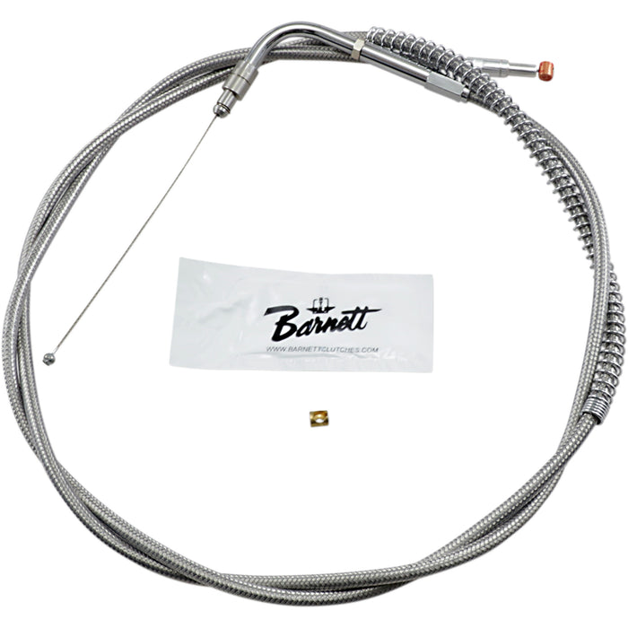 BARNETT 0650-1112 102-30-30020-10 Stainless Steel Throttle/Idle Cable - +10"