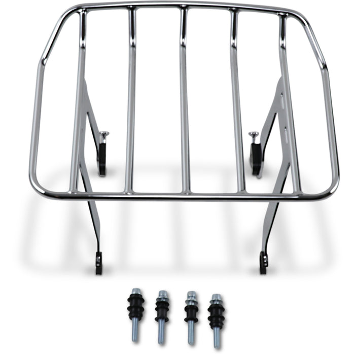 COBRA 1510-0481 602-2610 Big Ass® Detachable Solo Luggage Rack Detachable Solo Rack - FLSL - Chrome