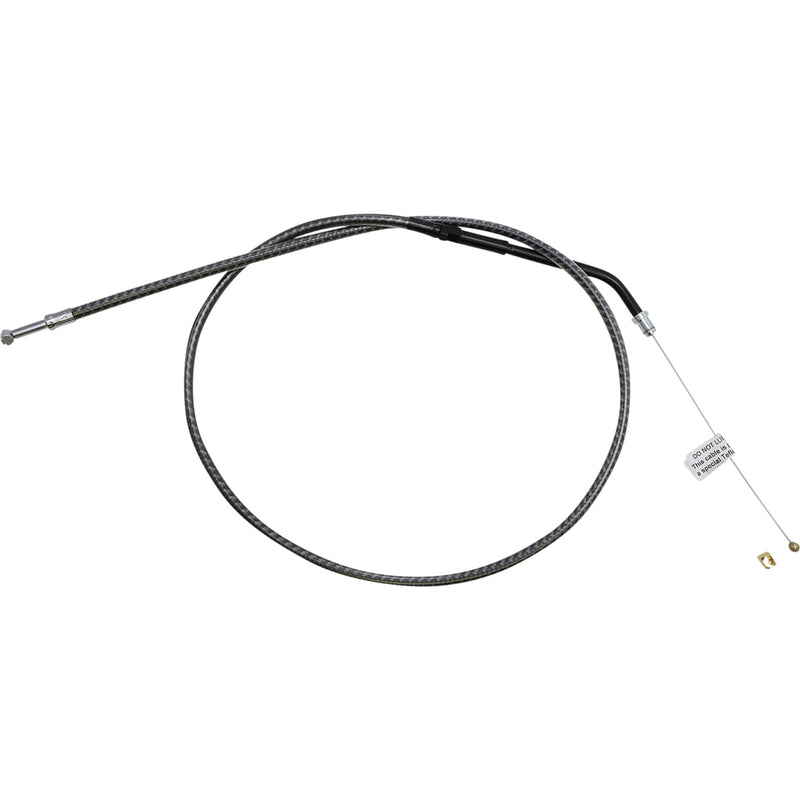 Magnum Shielding Karbonfibr Braided Throttle Idle Cable 32" - 73362 For Harley Sportster 2007-2021