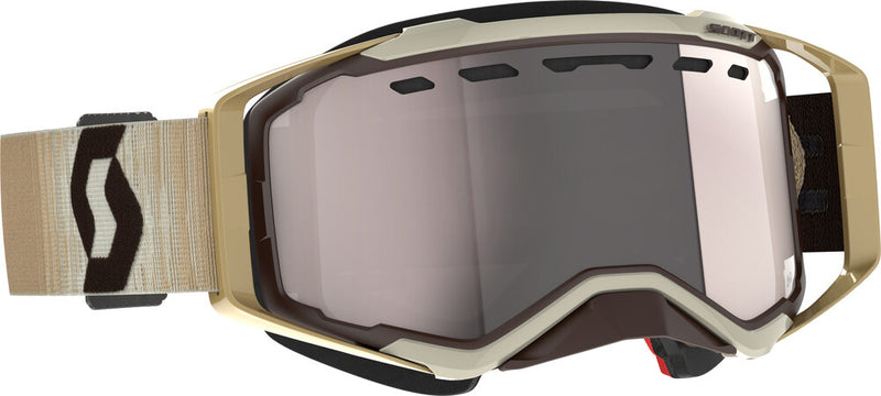 Scott 51-5592 272846-1074313 PROSPECT SNWCRSS GOGGLE BEIGE/BRN ENHNCR SLVR CHROME