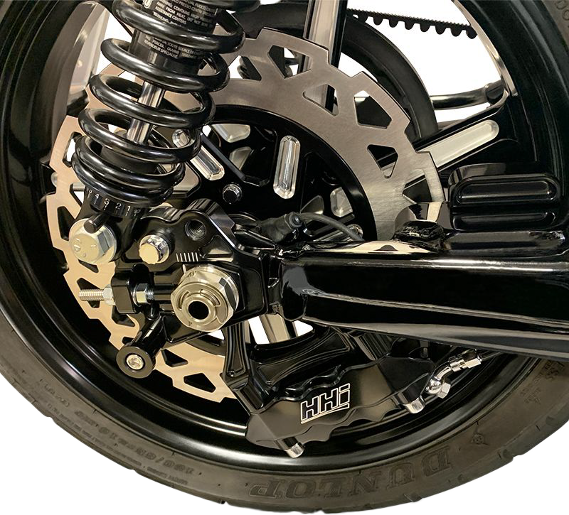 Hawg Halters Inc Rear Axel Adjuster W Shock Relocator ` FL - AXADJ-A01-AS For Harley Motorcycles 2009-2026