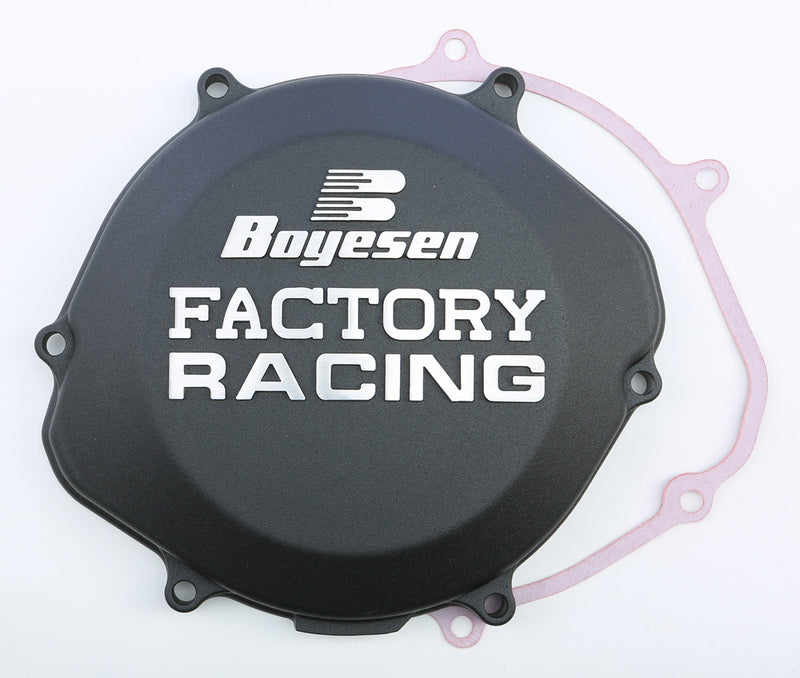 Boyesen Factory Racing Clutch Cover Black - CC-02AB Honda CR250R 2002-2007