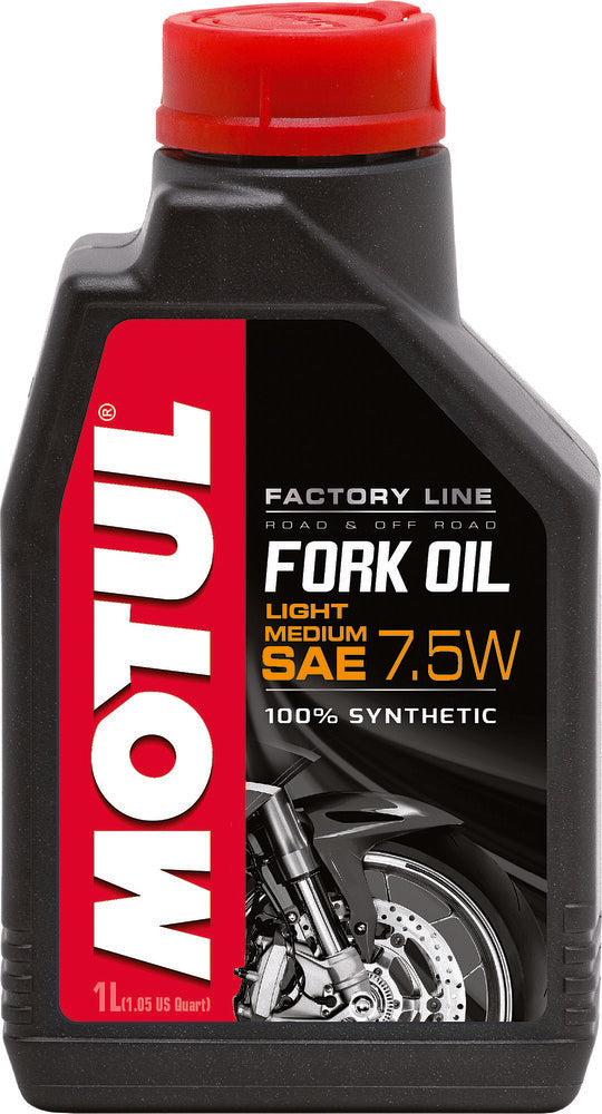 Motul 82-2264 114438 FACTORY LINE FORK OIL 7.5W 1L 12/CASE