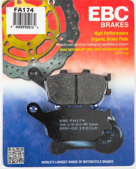 Ebc 15-174 FA174 BRAKE PADS
