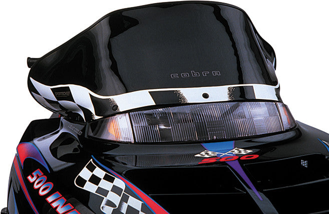 Powermadd Cobra W S LOW Black 12" POL Evolved - 11320 Polaris Snowmobiles 1995-1999