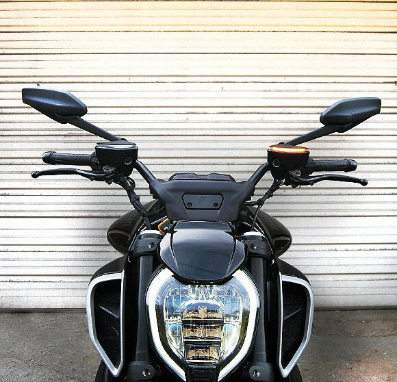 New Rage Cycles Front LED Turn Signals DUC - DV4-FS Ducati Diavel 2023