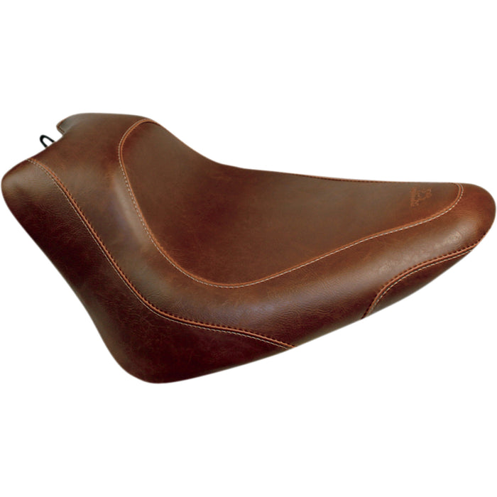 MUSTANG 0802-0771 76764 Wide Tripper™ Solo Seat - without Backrest - Smooth - Brown