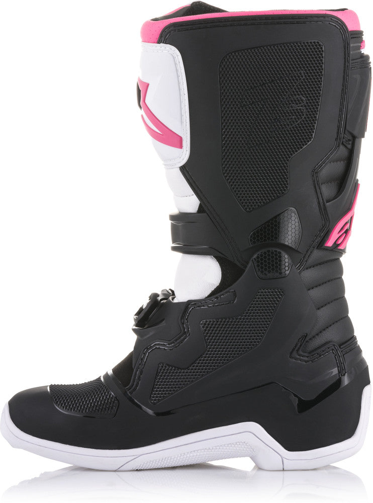 Alpinestars 482-09006 2013218-130-6 TECH 3 STELLA BOOTS BLACK/WHITE/PINK SZ 06
