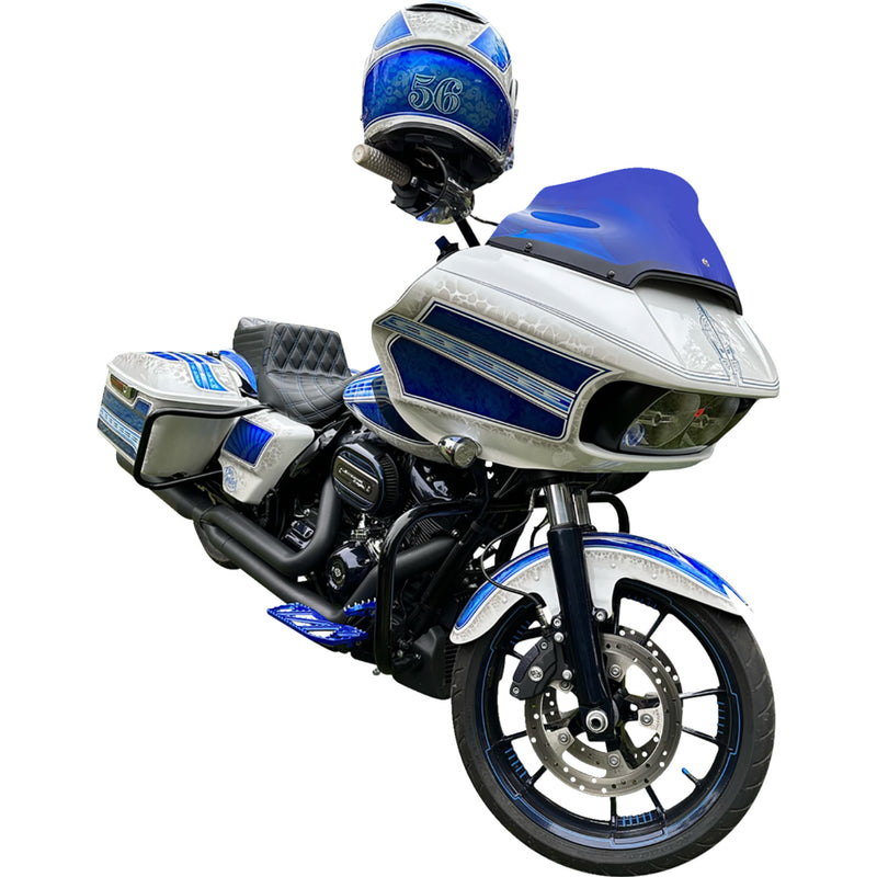 Klock Werks Kolor Flare™ Windshield - KWW-01-0672 For Harley Road Glide 2015-2025