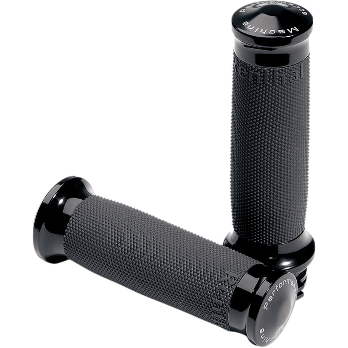 PERFORMANCE MACHINE (PM) 0630-0375 0063-2007-B Contour Renthal Wrapped Grips - Black