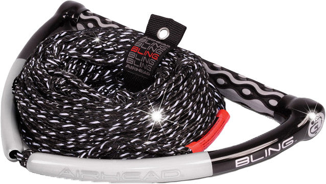 Kwik Tek Bling Stealth Wake Board Rope 75' - AHWR-11BL