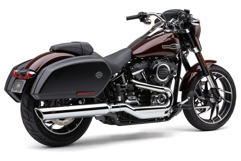 Cobra 909-Twins 4" Slip-ONS Chrome Flsb - 6520 For Harley Softail Sport Glide 2018-2021