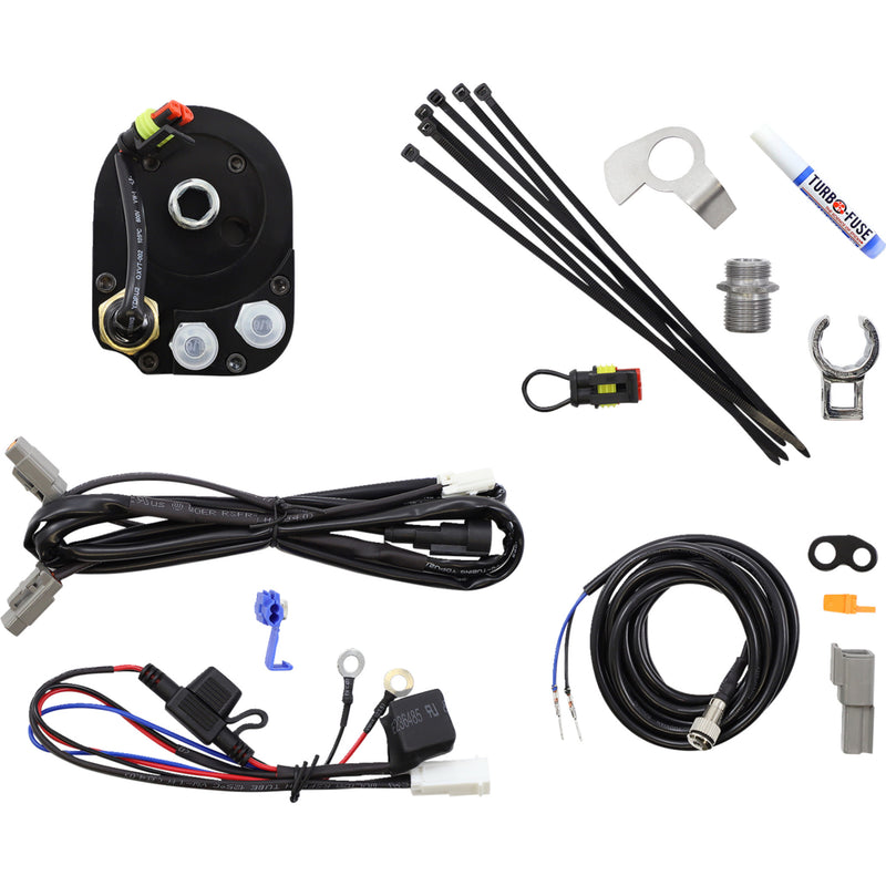 Ultracool Below Regulator Mount Oil Cooler Kit With Fan For S&S T Series Engines Gloss Black Dyna - DY-1GSS For Harley Dyna 1993-2017