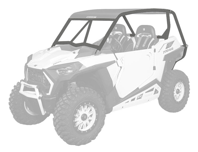 Pro Armor Loco Cage With V Intrusion Titanium Matte Metallic - P2116C022TMM Polaris RZR 2021-2022