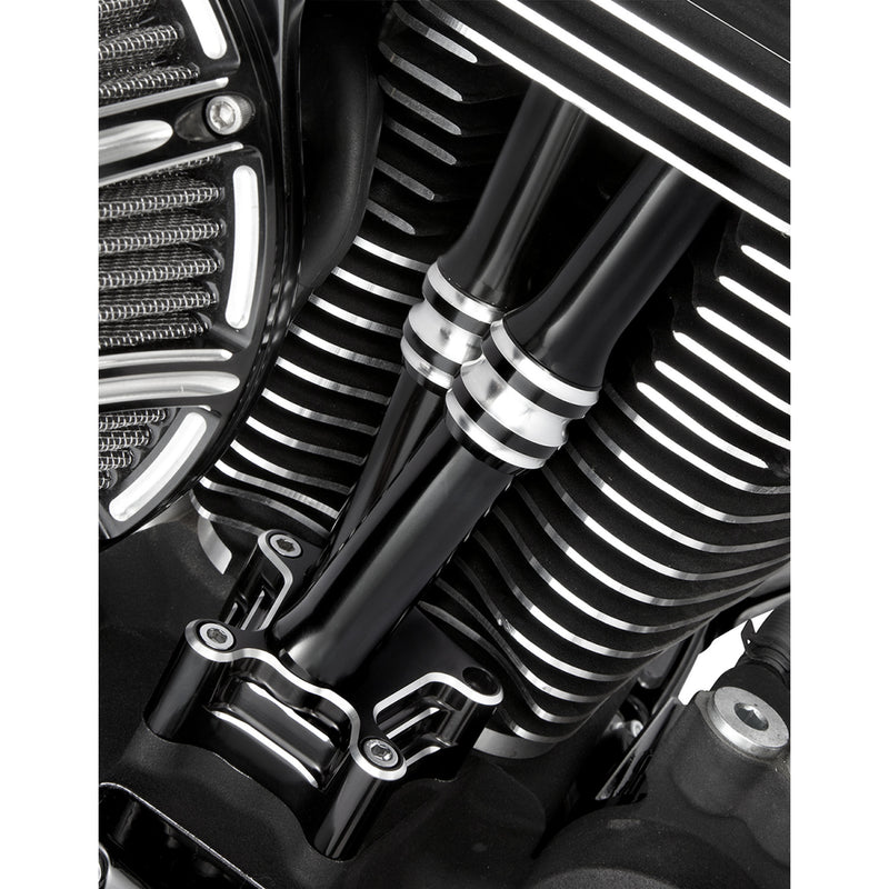 Arlen Ness 10 Gauge Pushrod Tube Covers - 03-633 For Harley Motorcycles 1999-2017