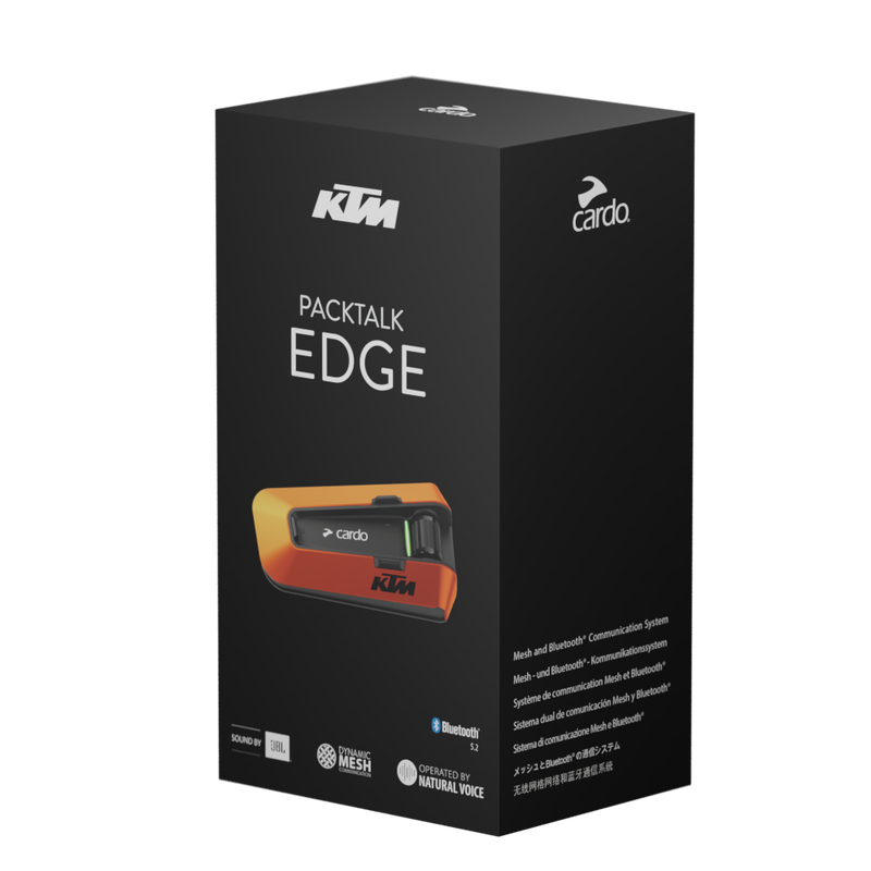 Cardo 71-5049 PT200020 PACKTALK EDGE SINGLE KTM EDITION