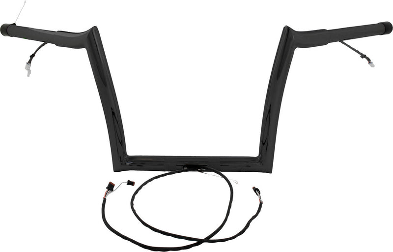 Paul Yaffe Bagger Nation 12" OEM Monkey Bar Pre Wired Satin Black ` Fltr - OEMPW-15L-12 B For Harley Road Glide 2015-2019