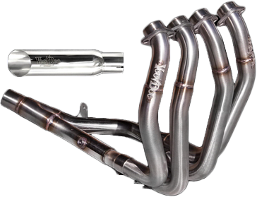 Voodoo 12-8170P VEFSBUSAM2P SHORTY FULL EXHAUST SYSTEM 4 INTO 1 POLISHED BUSA
