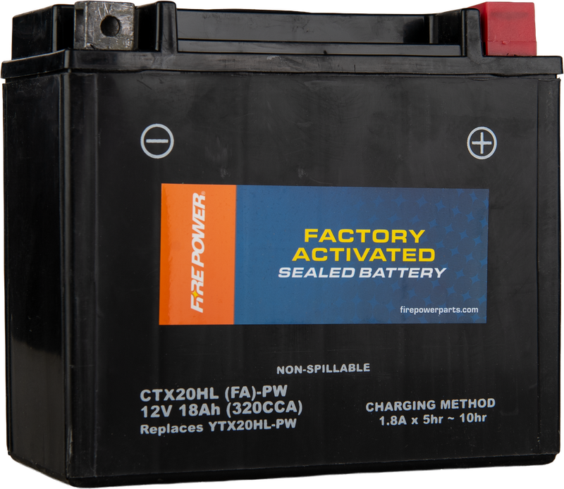 Fire Power 49-3039 CTX20HL (FA)-PW BATTERY CTX20HL (FA)-PW SEALED FACTORY ACTIVATED