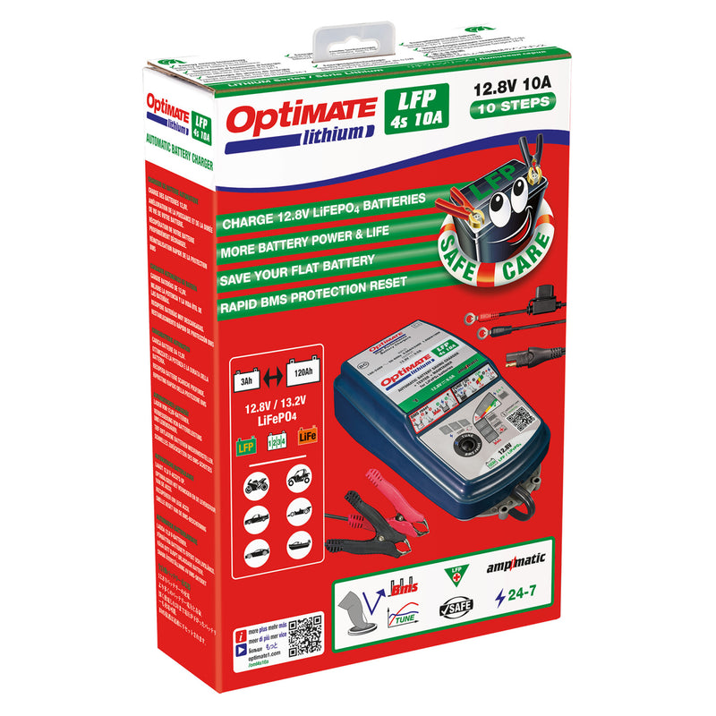 TECMATE 3807-0576 TM-275 Optimate™ Lithium LFP 4S 10A Battery Charger Optimate™ Battery Charger - Lithium