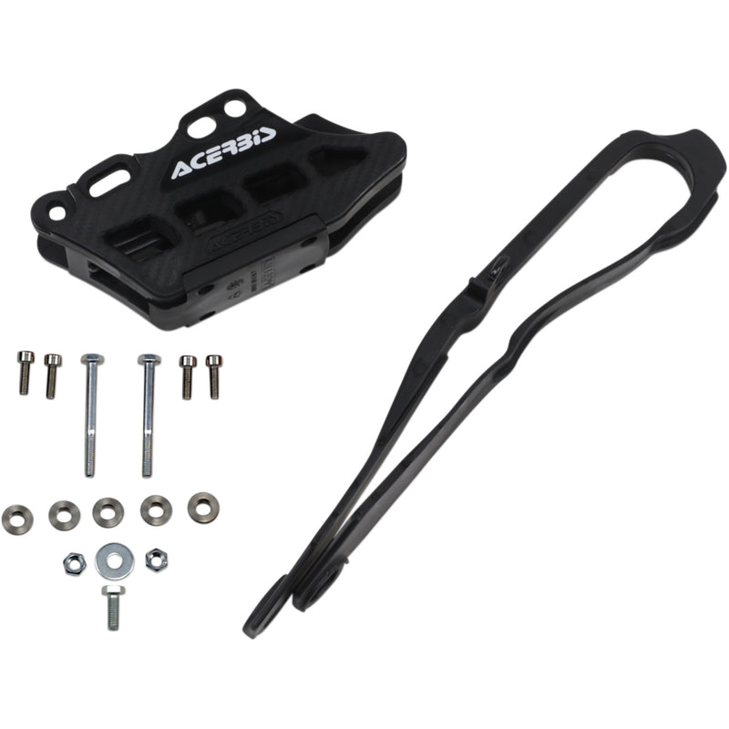 ACERBIS 1231-1034 2742640001 Chain Guide and Slider Kit Chain Guide 2.0 and Slider Kit - Black - Honda