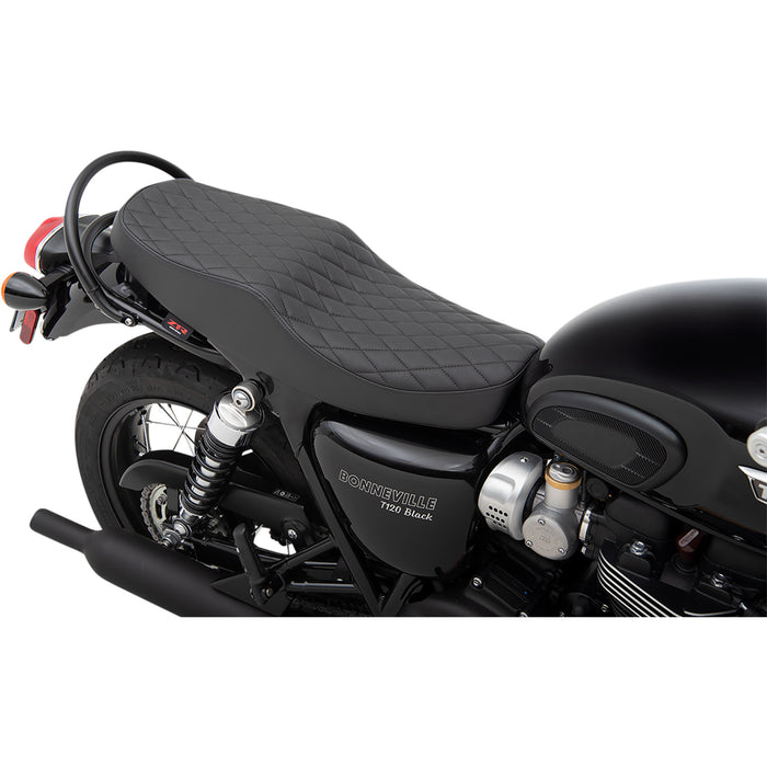 Z1R 0810-2217 Retro Seat diamond - vinyl - black