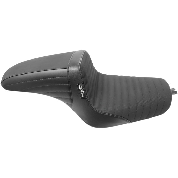 LE PERA 0804-0708 LK-596PTGP Kickflip Seat — Pleated w/Gripp Tape - Black - XL '10-'22