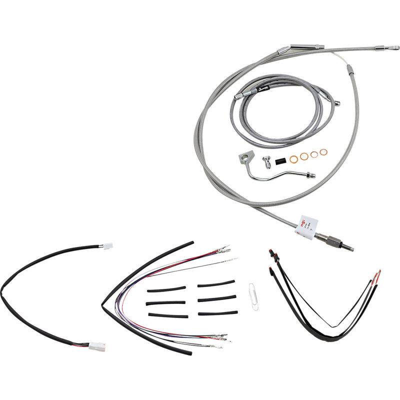Burly Brand Complete Cable Kit - B30-1158 For Harley Road King 2014-2016