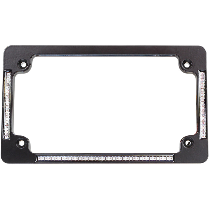 CUSTOM DYNAMICS 2030-0767 TF04-B All-in-One License Plate Frame License Plate Frame - Black