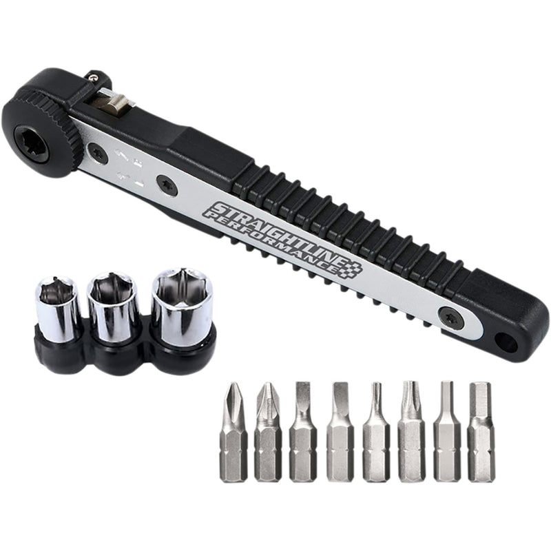 STRAIGHTLINE PERFORMANCE 9101-0006 185-118 Hide 'N' Go Tools Bit Driver with Bits and Sockets