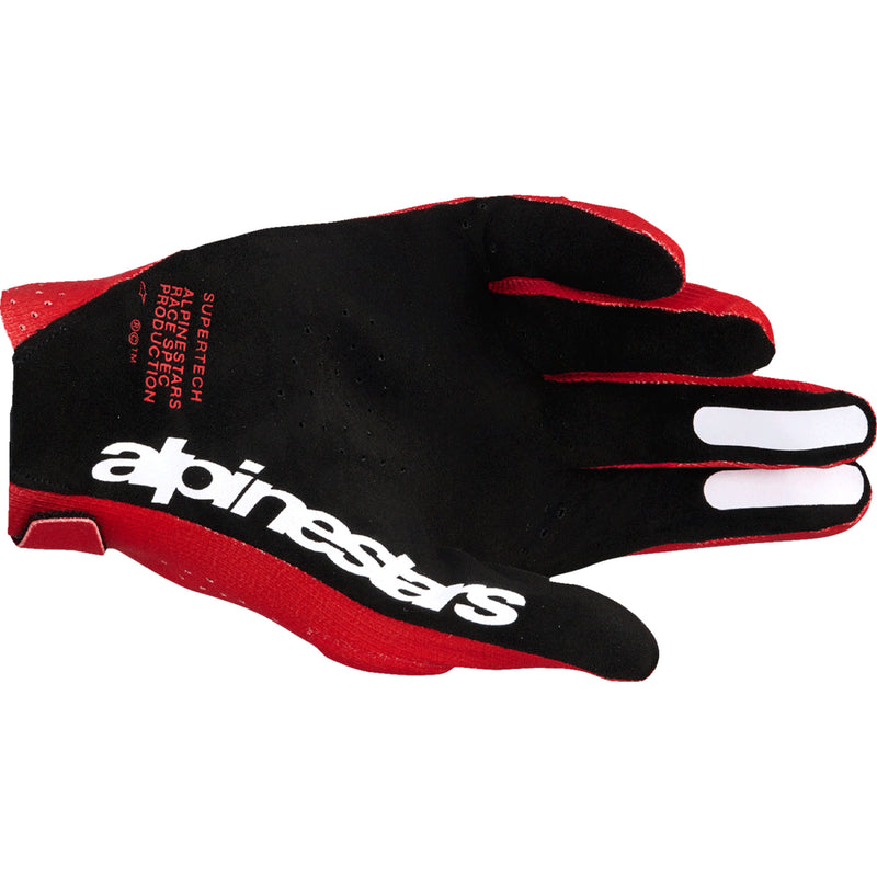 ALPINESTARS Supertech MX Gloves Fire - Red/Black/White