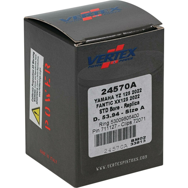 Vertex Piston Kit Cast 53.94/Standard - 24570A Yamaha YZ 125 2022-2024