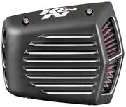 K & N RK-3950 K&N Street Metal Intake System For 01-16 Harley Davidson Softail/dyna - Shaker Black - Photo - Primary