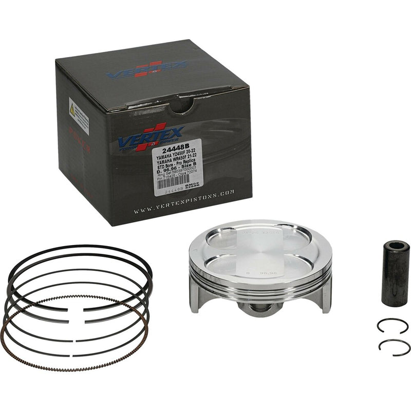 Vertex Piston Kit Forged 96.96/Standard 12.8:1 - 24448B Yamaha YZ 450 / WR 450 2020-2023