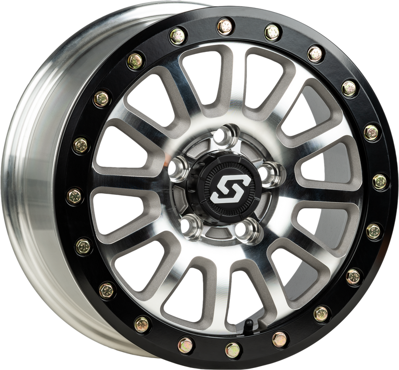 Sedona Sano Bdlk Wheel 15X7 5/4.5 6+1 (+50MM) Black AS Cast - A21MA-57012+50 Polaris RZR 2022