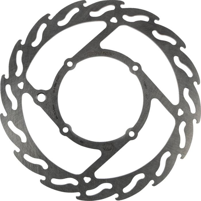 MOTO-MASTER 1711-2064 110517-PU Brake Rotors Brake Rotor - Front - Flame