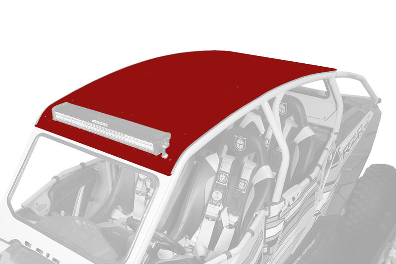 Pro Armor Asylum Roof With Light Bar Pocket Performance RED - P144R121PR Polaris RZR 2014-2022