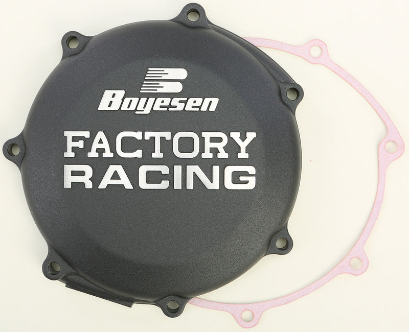 Boyesen Factory Racing Clutch Cover Black - CC-37B Yamaha WR 250 / YZ 250 2001-2013